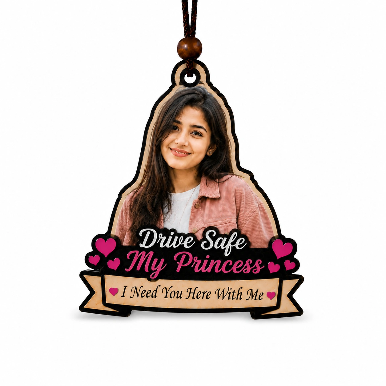 Styliah Girl Photo Car Hanging